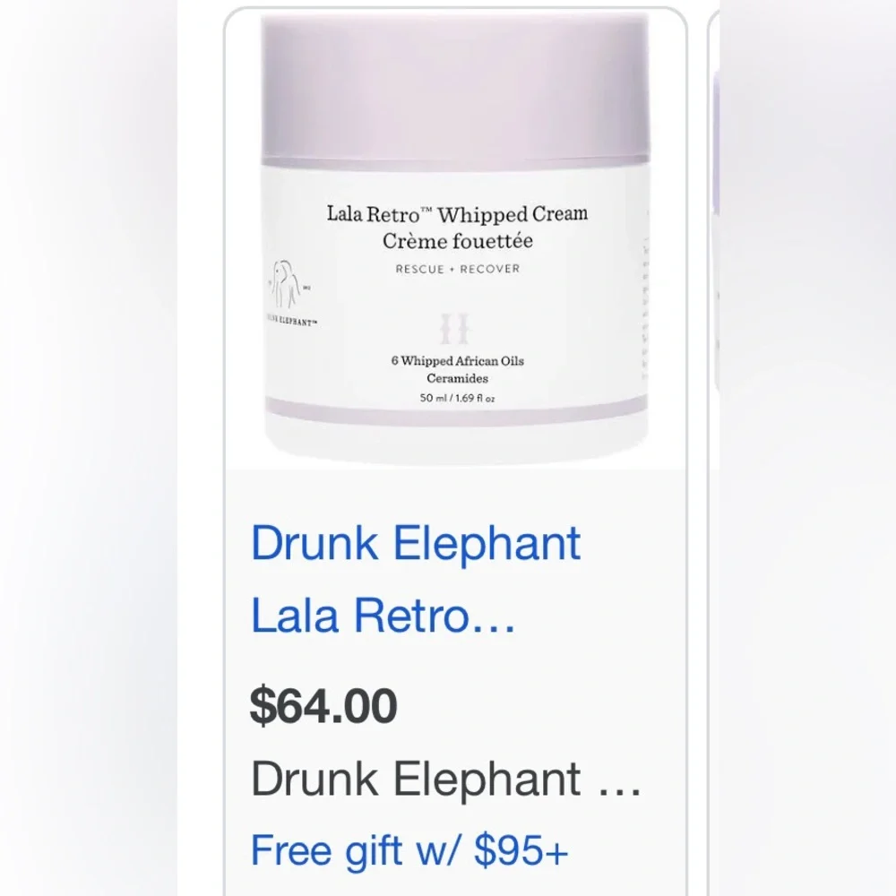 Drunk Elephant Lala Retro Whipped Cream Moisturizer - White - Picture 4 of 5